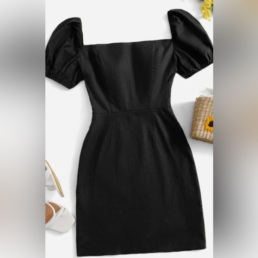 Shein black dress